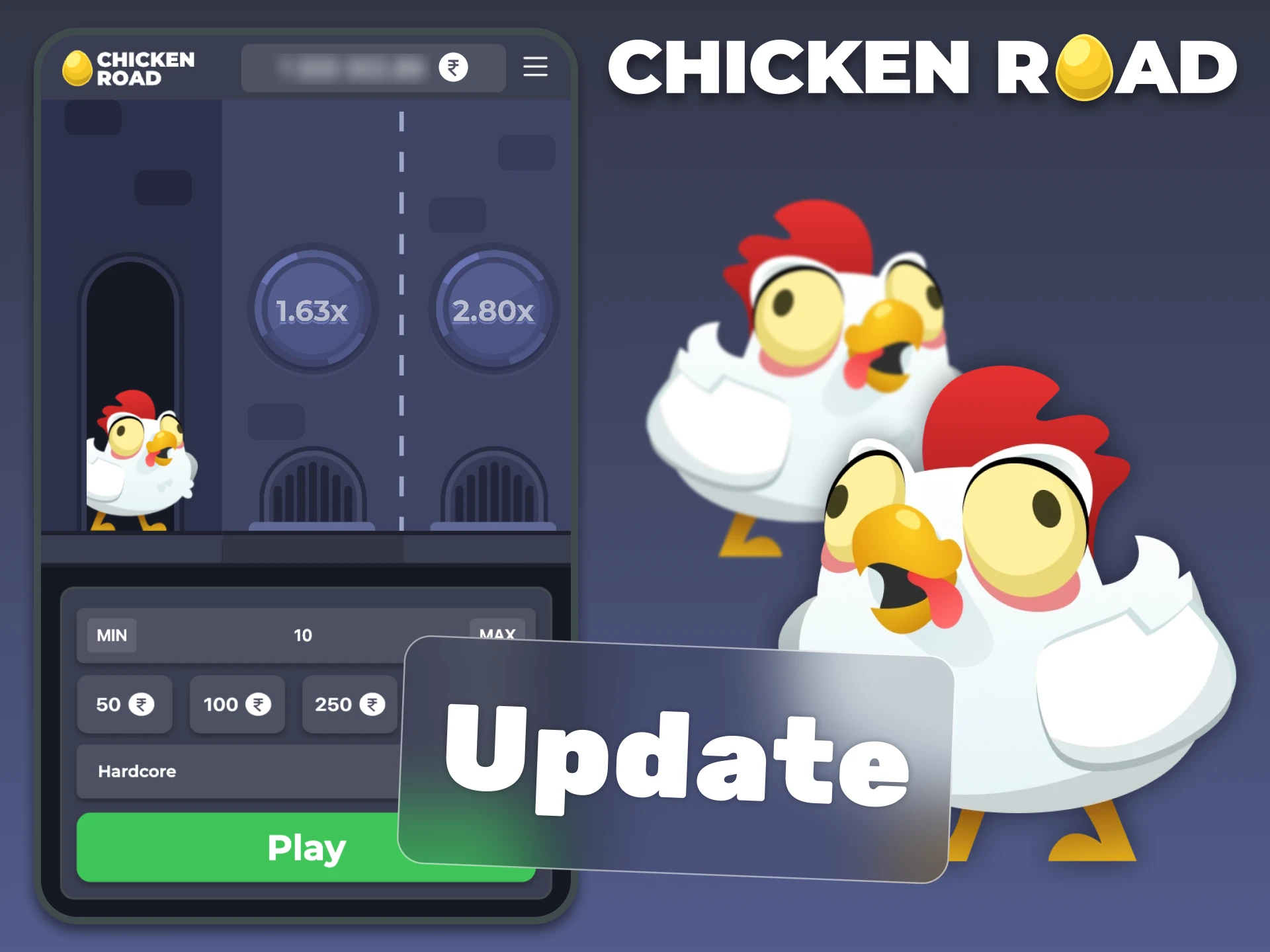 Keep the Chicken Road gambling app updated.