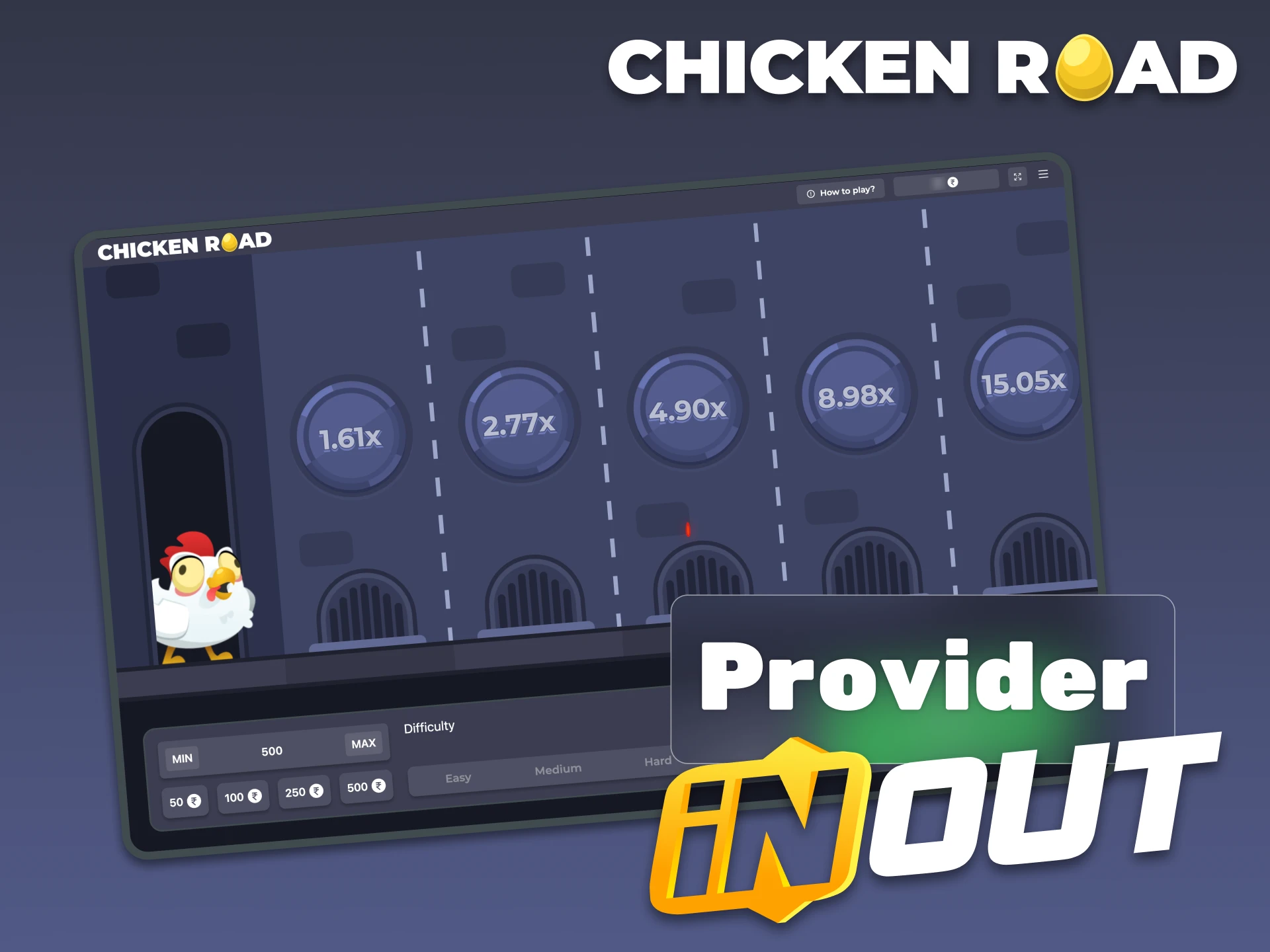 Chicken Road game provider is InOut Games.