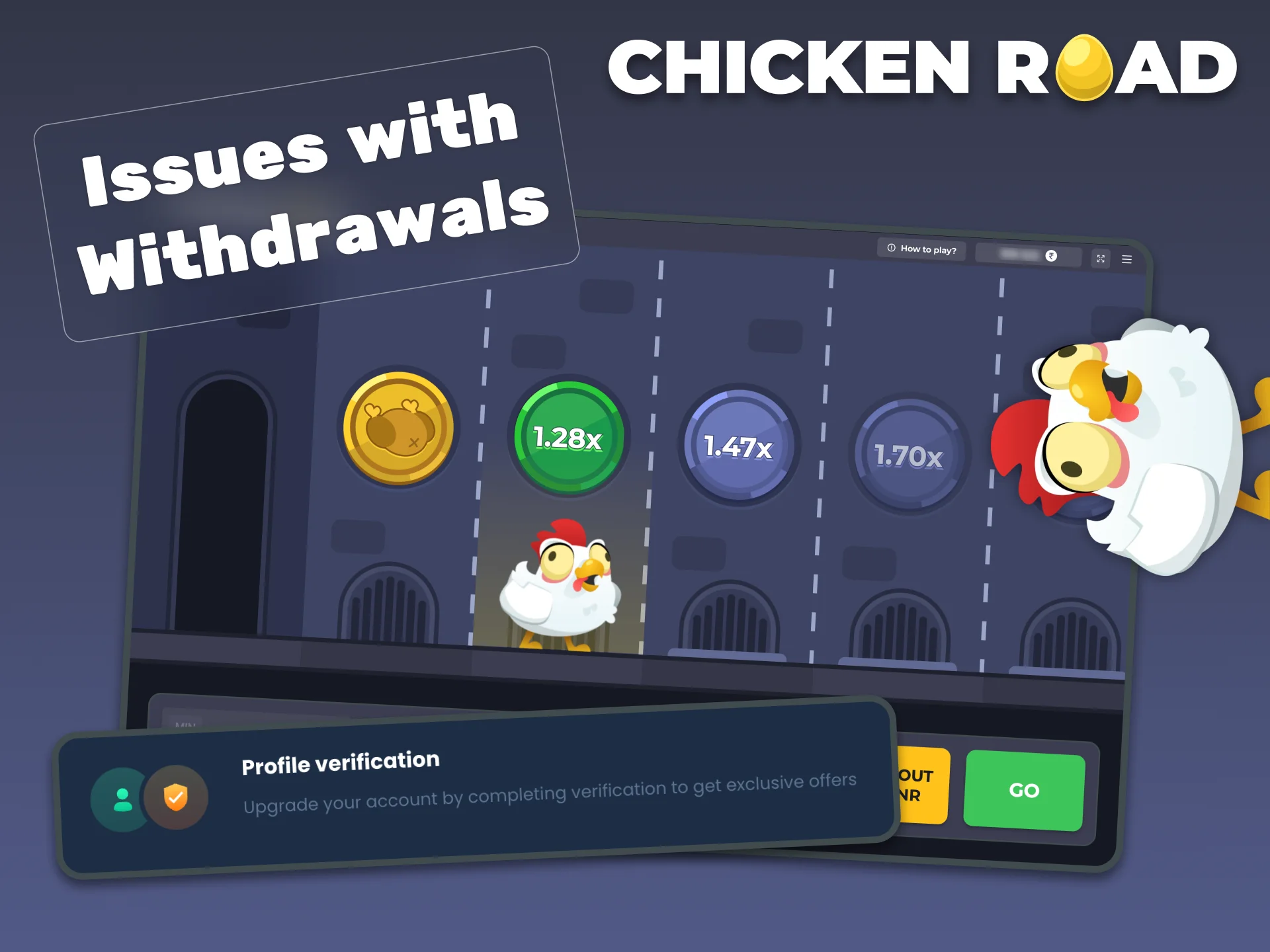 Learn more about the issues with withdrawals from Chicken Road.