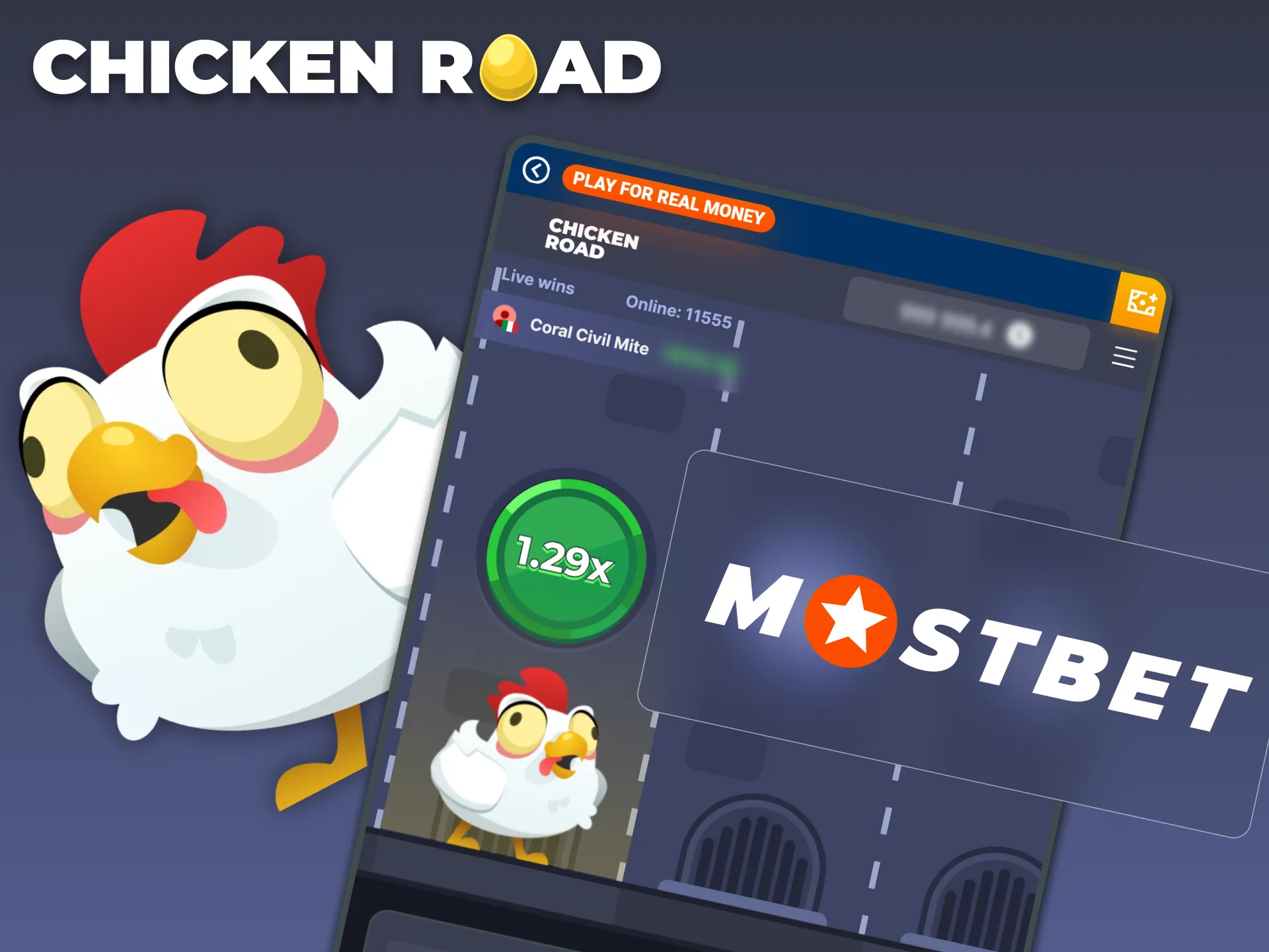 Try your luck with Chicken Road at Mostbet.