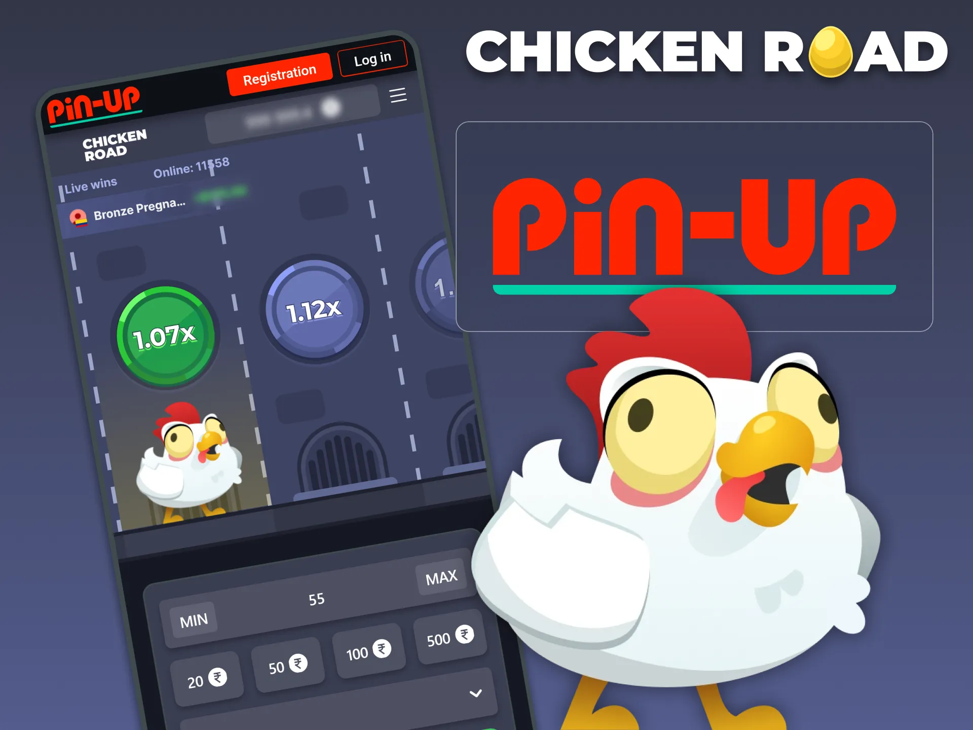 Win big with Chicken Road at Pin-Up casino.