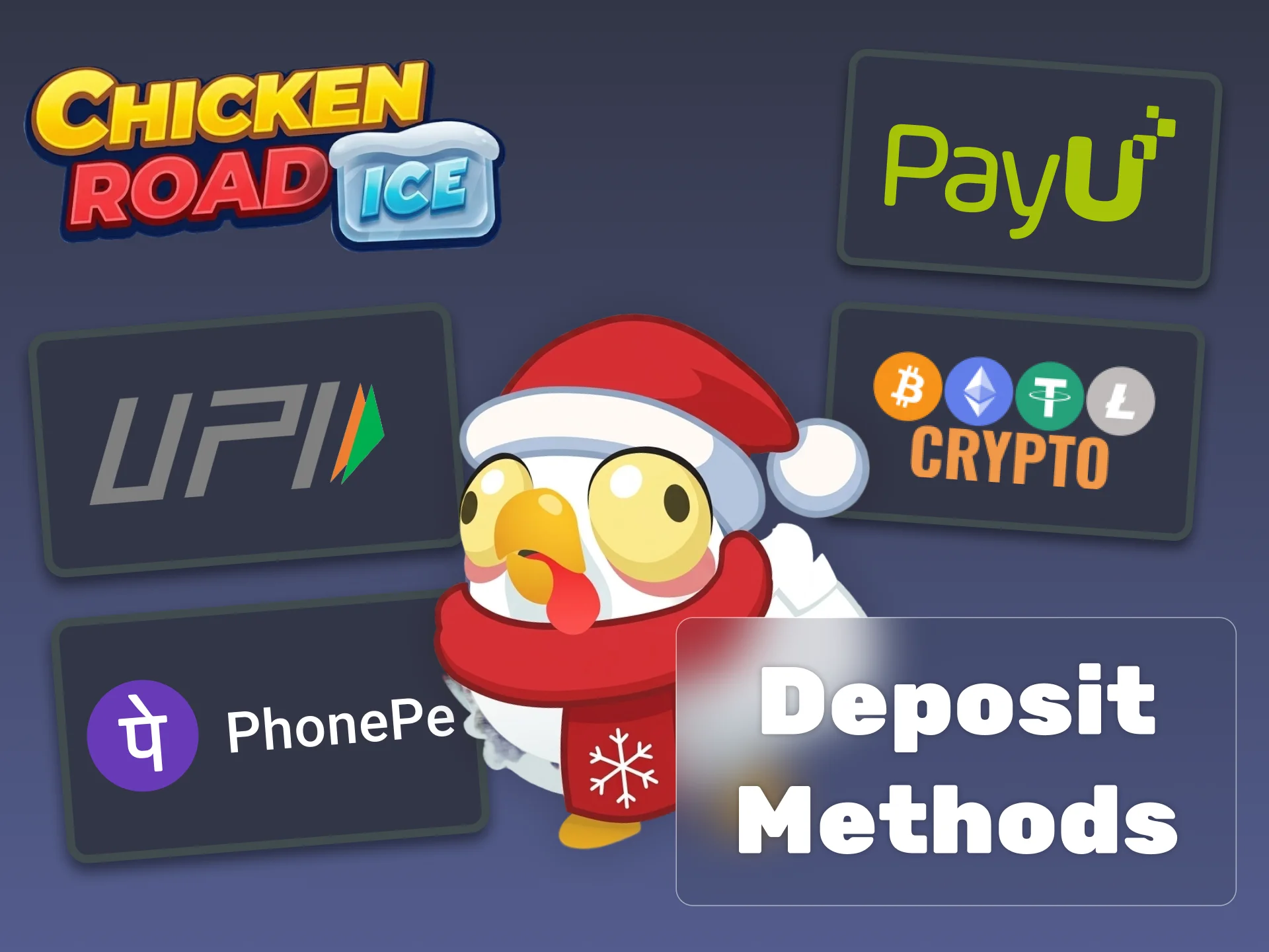 Make safe deposits for Chicken Road Ice.