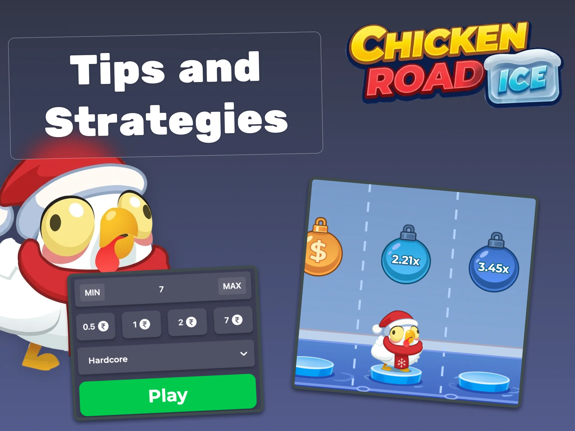 Use careful steps in Chicken Road Ice.